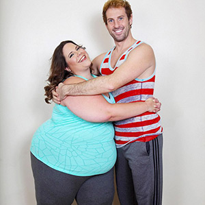 couple homme femme ronde